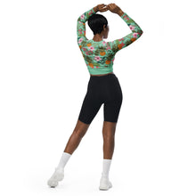Load image into Gallery viewer, long-sleeve crop top