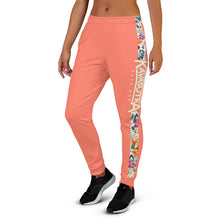 Load image into Gallery viewer, Women's Joggers - peach floral